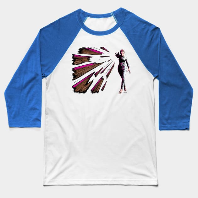 Eleven Walk Power Baseball T-Shirt by DougSQ